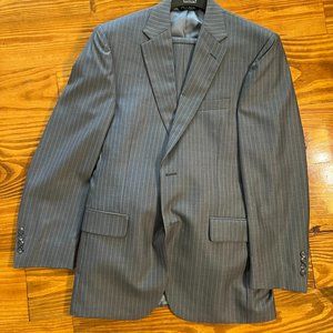 Jos. A Bank 38R Gray Pinstripe Suit